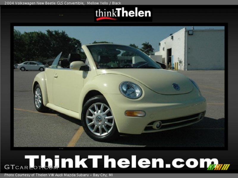 Mellow Yello / Black 2004 Volkswagen New Beetle GLS Convertible