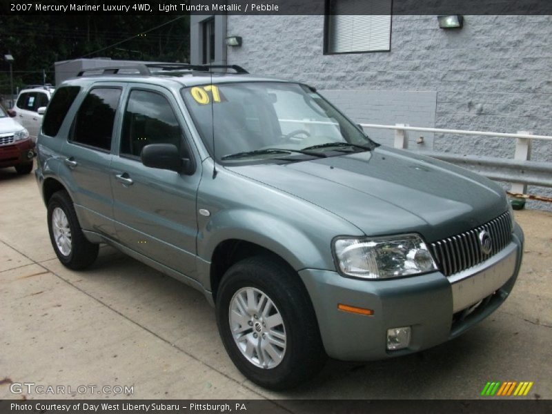 Light Tundra Metallic / Pebble 2007 Mercury Mariner Luxury 4WD