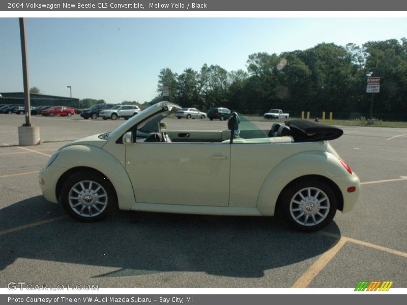 Mellow Yello / Black 2004 Volkswagen New Beetle GLS Convertible