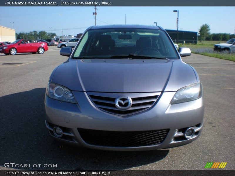 Titanium Gray Metallic / Black 2004 Mazda MAZDA3 s Sedan
