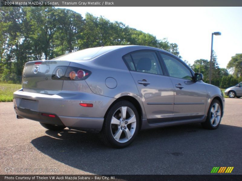 Titanium Gray Metallic / Black 2004 Mazda MAZDA3 s Sedan