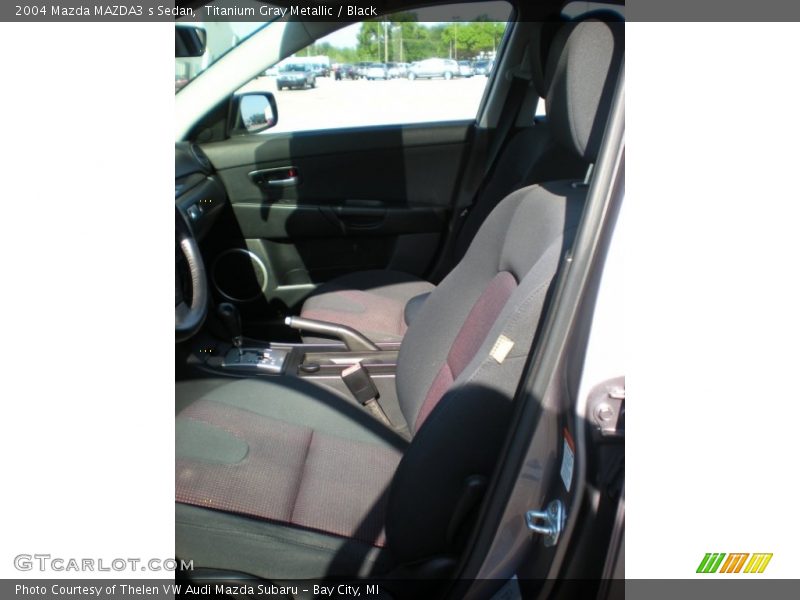 Titanium Gray Metallic / Black 2004 Mazda MAZDA3 s Sedan