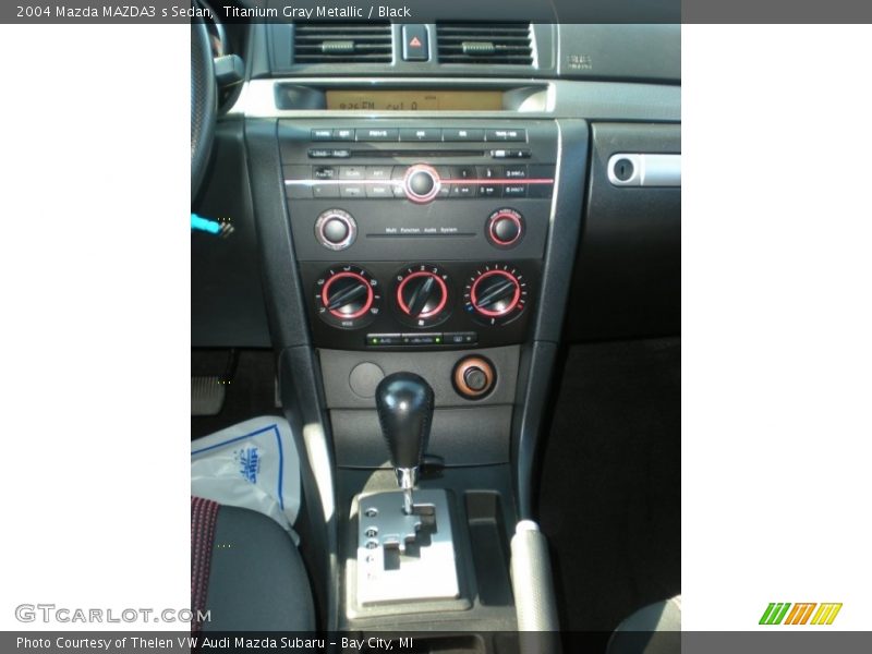 Titanium Gray Metallic / Black 2004 Mazda MAZDA3 s Sedan
