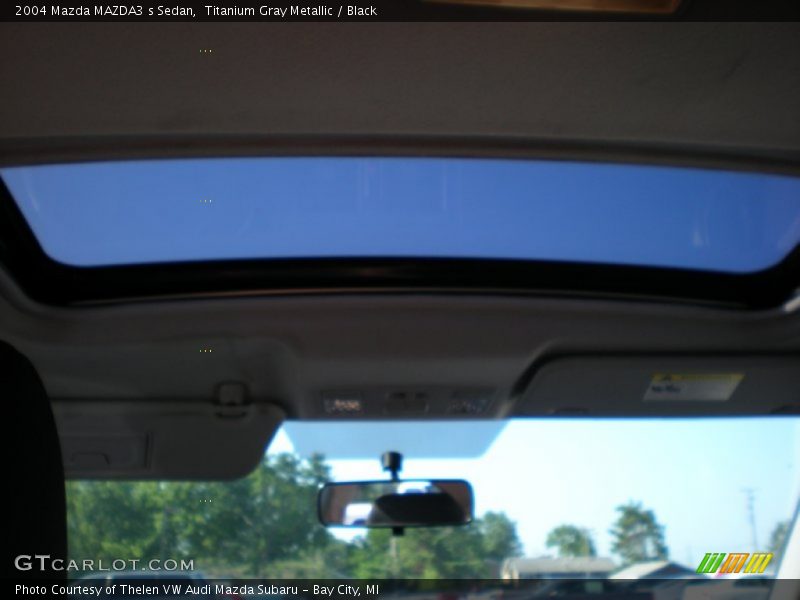 Titanium Gray Metallic / Black 2004 Mazda MAZDA3 s Sedan