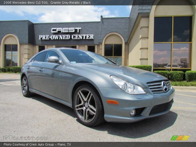 Granite Grey Metallic / Black 2006 Mercedes-Benz CLS 500