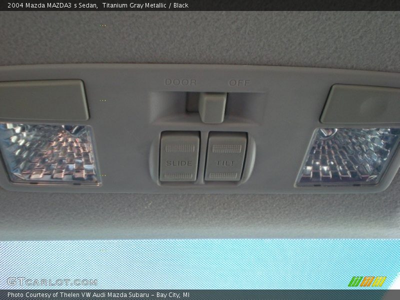 Titanium Gray Metallic / Black 2004 Mazda MAZDA3 s Sedan