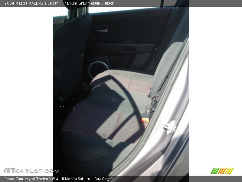 Titanium Gray Metallic / Black 2004 Mazda MAZDA3 s Sedan