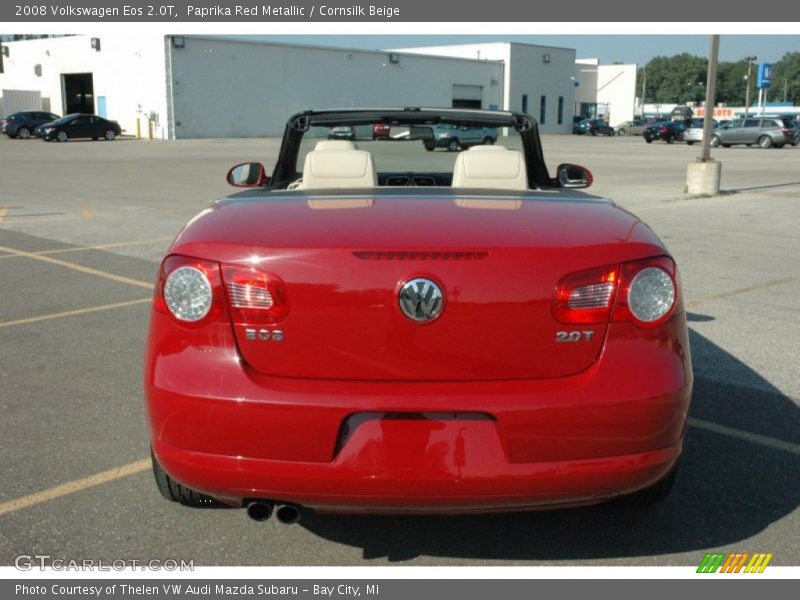 Paprika Red Metallic / Cornsilk Beige 2008 Volkswagen Eos 2.0T