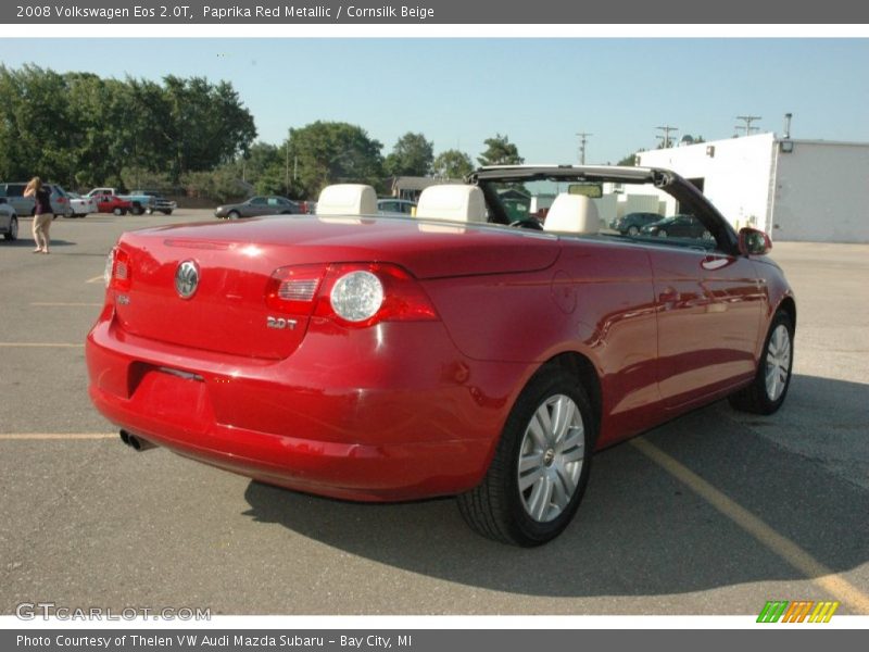 Paprika Red Metallic / Cornsilk Beige 2008 Volkswagen Eos 2.0T
