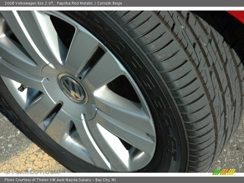 Paprika Red Metallic / Cornsilk Beige 2008 Volkswagen Eos 2.0T