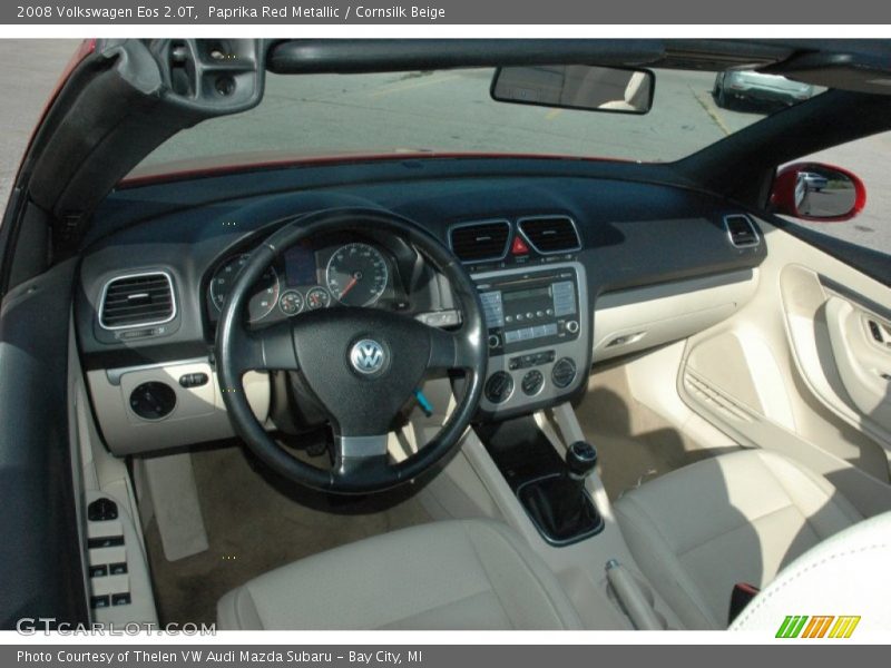 Paprika Red Metallic / Cornsilk Beige 2008 Volkswagen Eos 2.0T