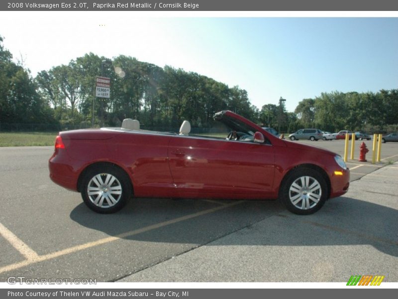 Paprika Red Metallic / Cornsilk Beige 2008 Volkswagen Eos 2.0T