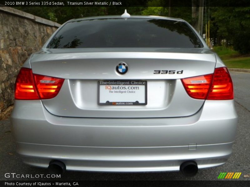 Titanium Silver Metallic / Black 2010 BMW 3 Series 335d Sedan