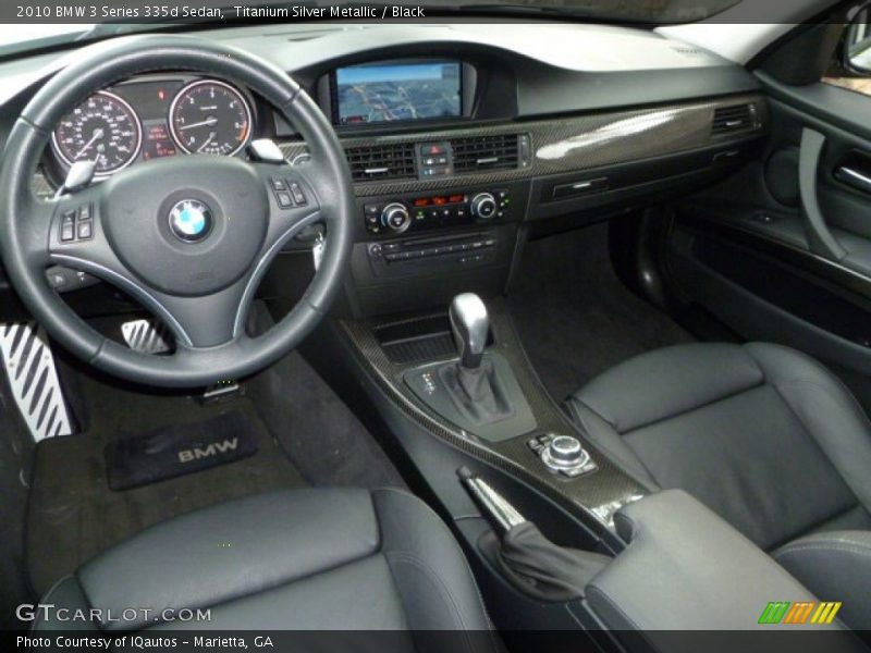 Black Interior - 2010 3 Series 335d Sedan 