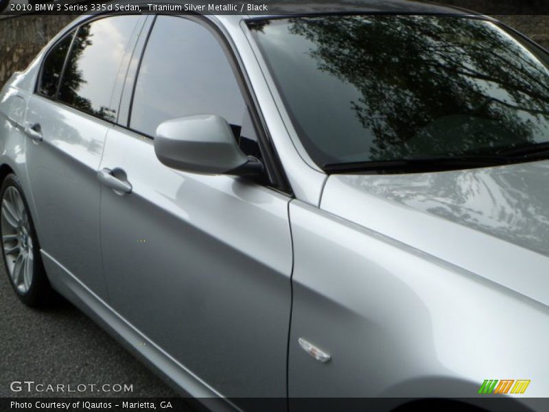Titanium Silver Metallic / Black 2010 BMW 3 Series 335d Sedan
