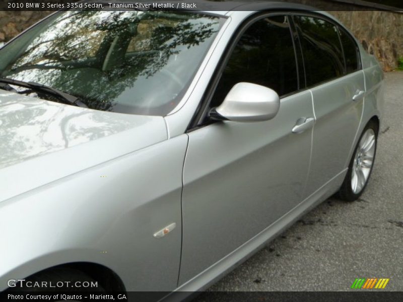 Titanium Silver Metallic / Black 2010 BMW 3 Series 335d Sedan