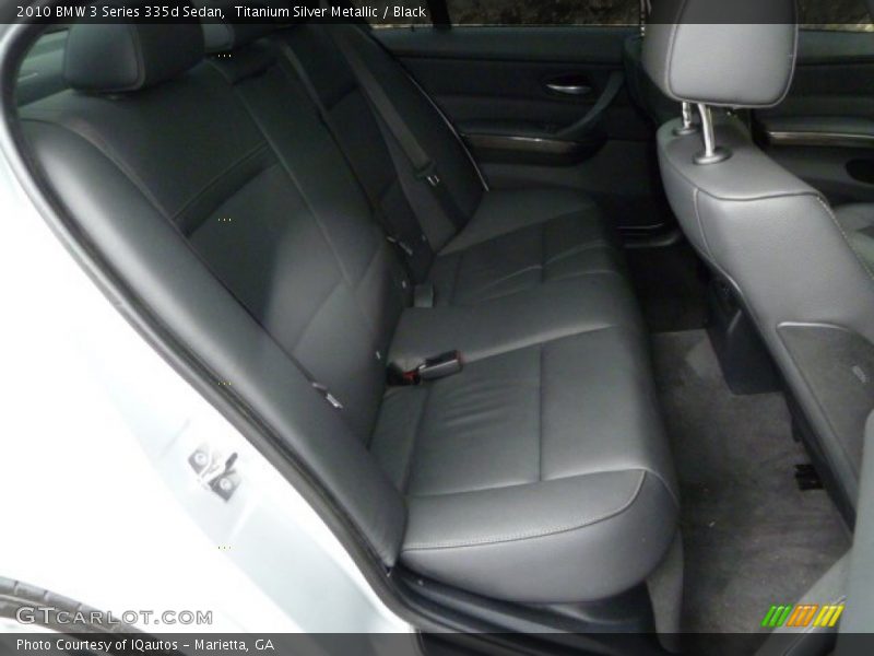 Titanium Silver Metallic / Black 2010 BMW 3 Series 335d Sedan