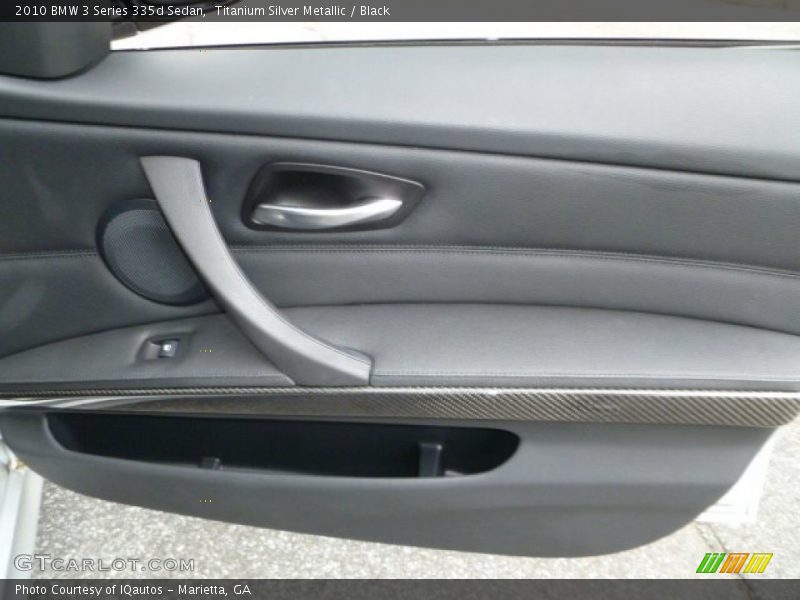 Titanium Silver Metallic / Black 2010 BMW 3 Series 335d Sedan