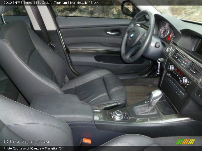 Titanium Silver Metallic / Black 2010 BMW 3 Series 335d Sedan