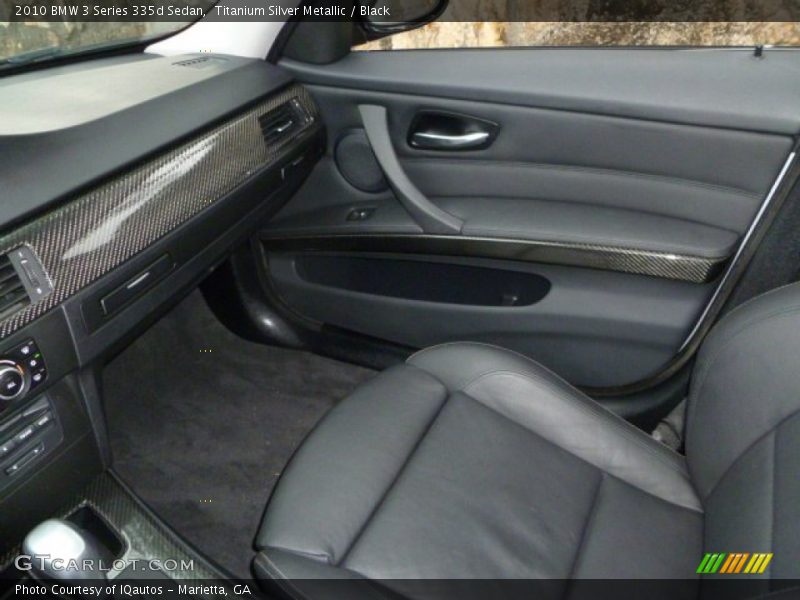 Titanium Silver Metallic / Black 2010 BMW 3 Series 335d Sedan