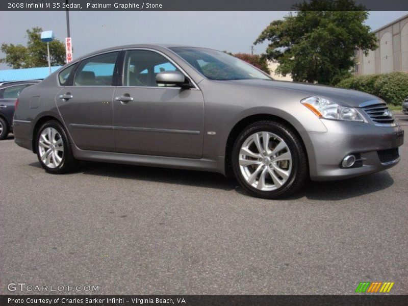 Platinum Graphite / Stone 2008 Infiniti M 35 Sedan