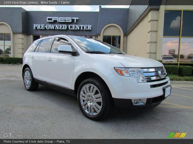 White Suede / Camel 2009 Ford Edge Limited