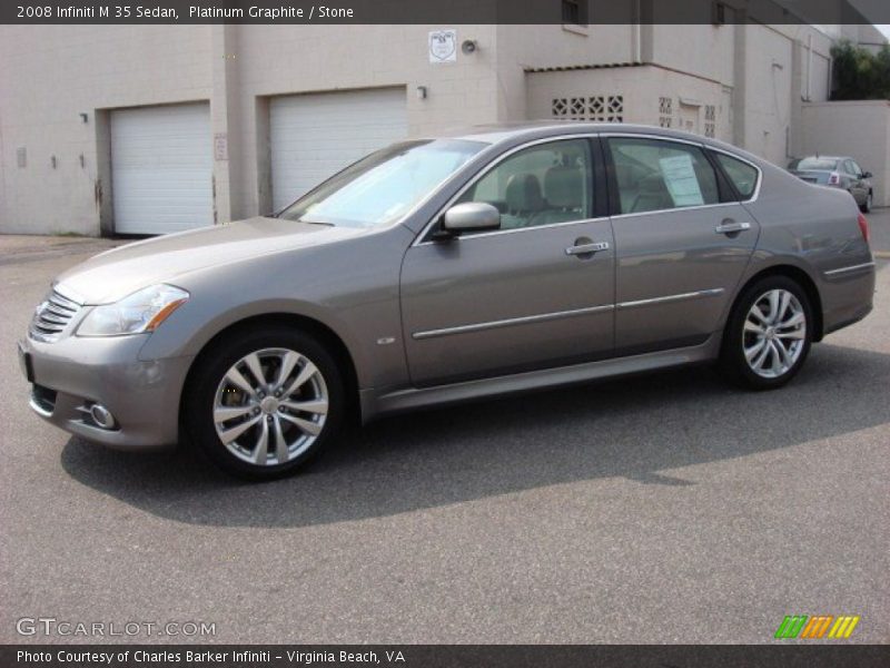 Platinum Graphite / Stone 2008 Infiniti M 35 Sedan