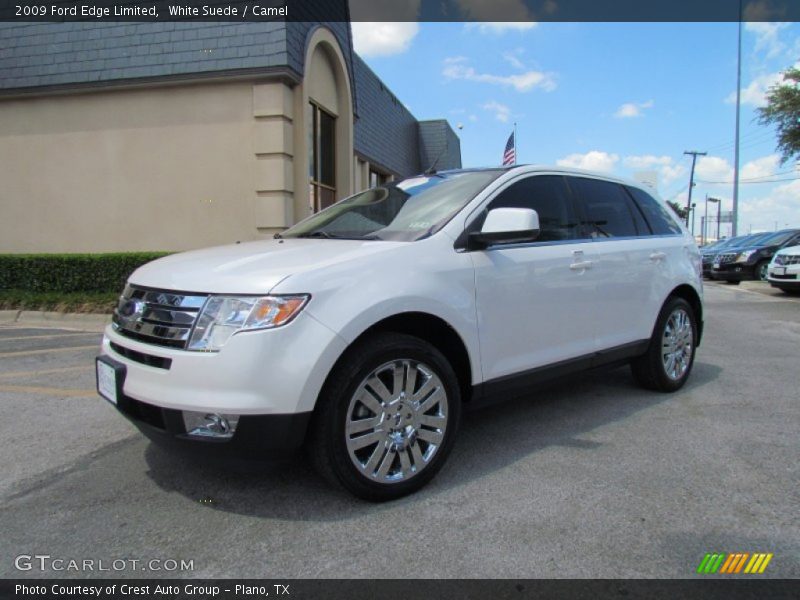 White Suede / Camel 2009 Ford Edge Limited