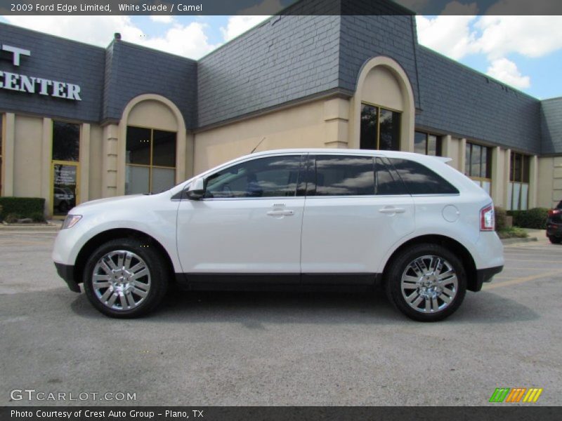 White Suede / Camel 2009 Ford Edge Limited
