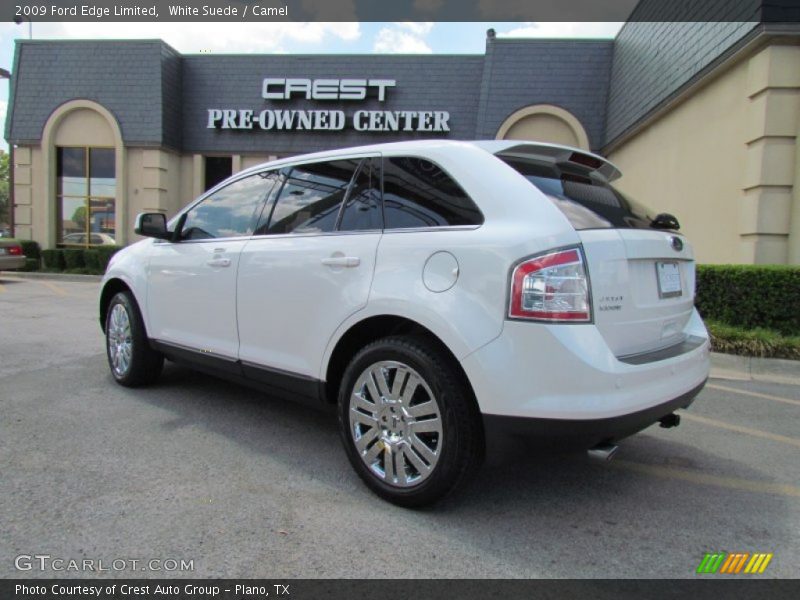 White Suede / Camel 2009 Ford Edge Limited