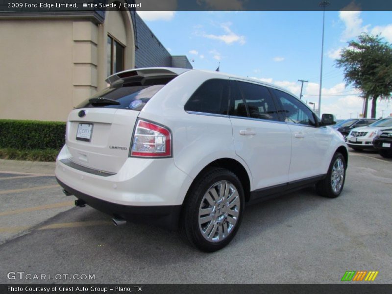 White Suede / Camel 2009 Ford Edge Limited