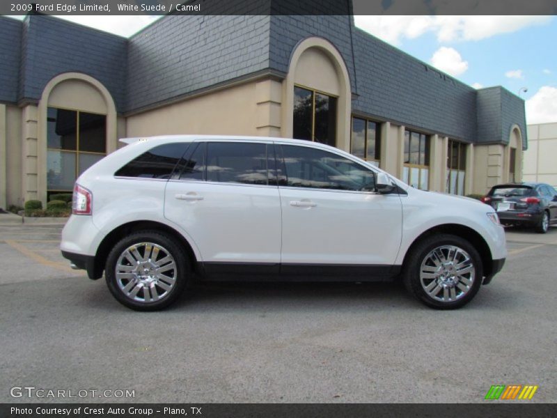 White Suede / Camel 2009 Ford Edge Limited