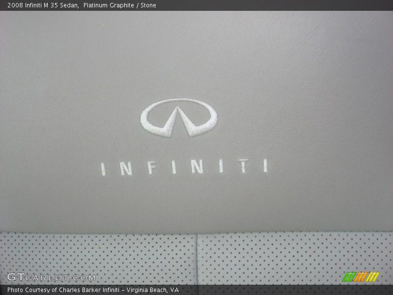 Platinum Graphite / Stone 2008 Infiniti M 35 Sedan