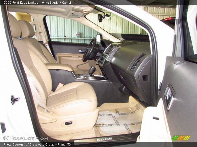 White Suede / Camel 2009 Ford Edge Limited