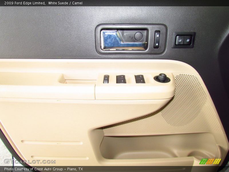 White Suede / Camel 2009 Ford Edge Limited