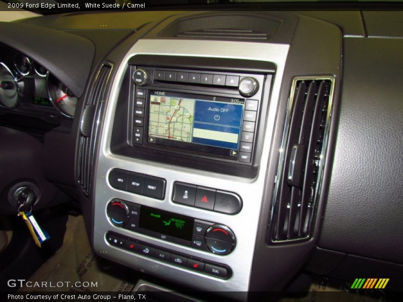 White Suede / Camel 2009 Ford Edge Limited