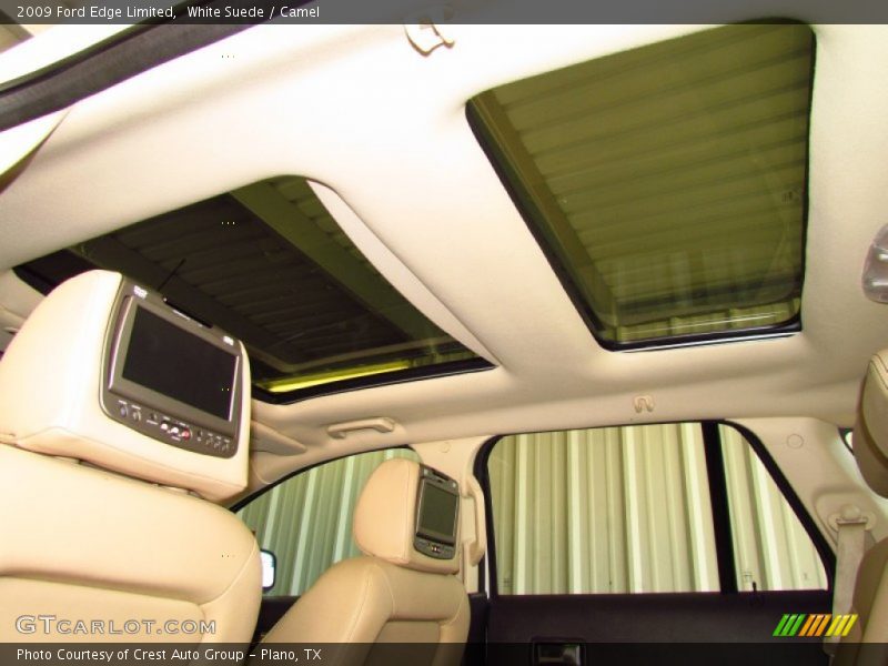 White Suede / Camel 2009 Ford Edge Limited