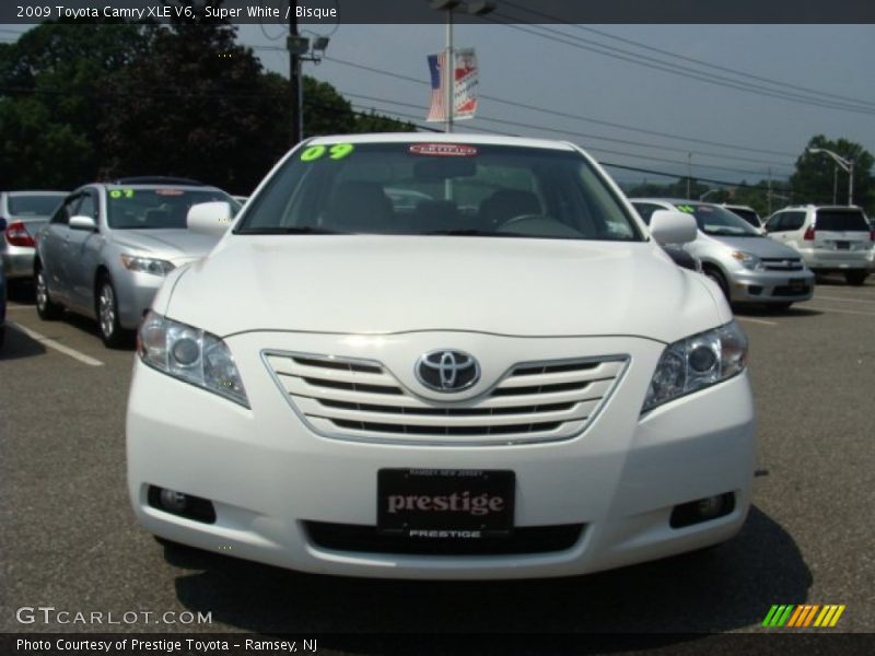 Super White / Bisque 2009 Toyota Camry XLE V6