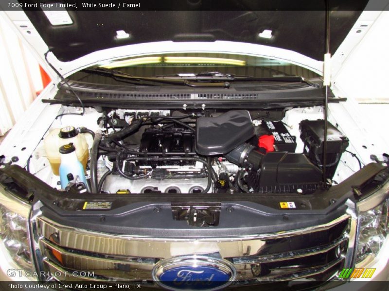 White Suede / Camel 2009 Ford Edge Limited