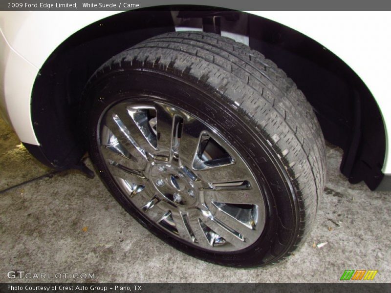 White Suede / Camel 2009 Ford Edge Limited