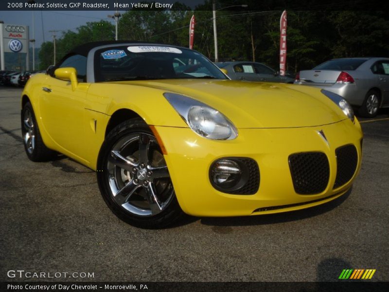 Mean Yellow / Ebony 2008 Pontiac Solstice GXP Roadster