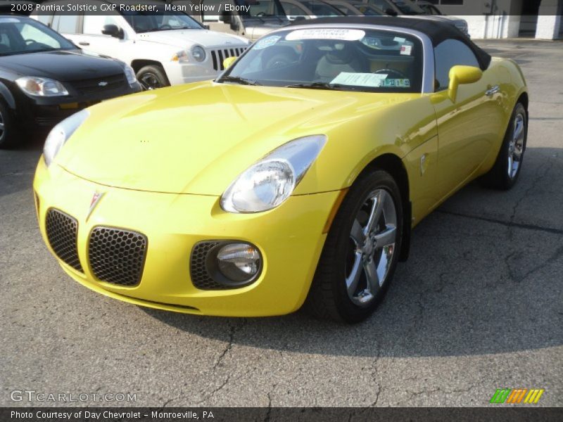 Mean Yellow / Ebony 2008 Pontiac Solstice GXP Roadster