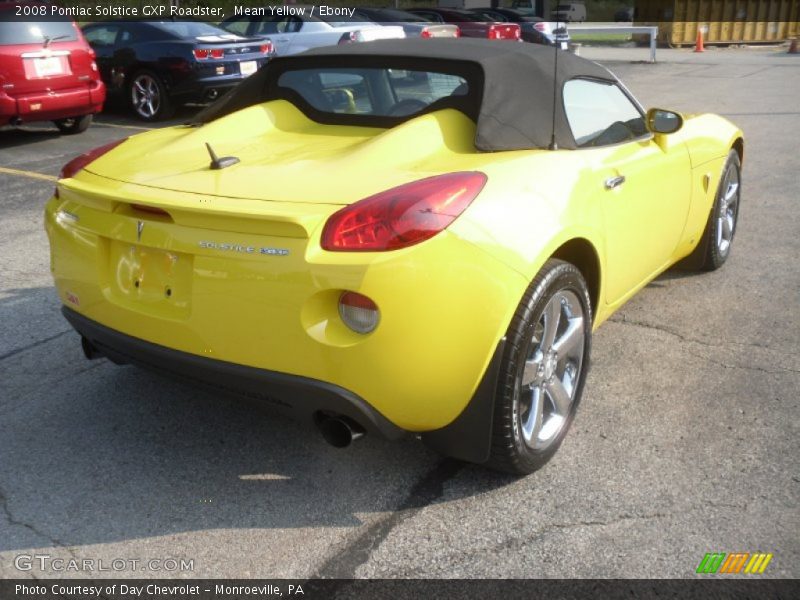 Mean Yellow / Ebony 2008 Pontiac Solstice GXP Roadster