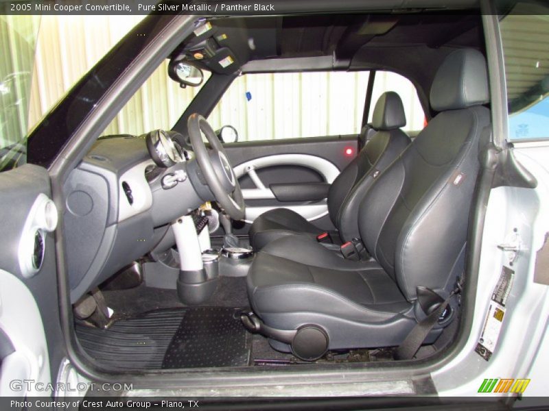 Pure Silver Metallic / Panther Black 2005 Mini Cooper Convertible