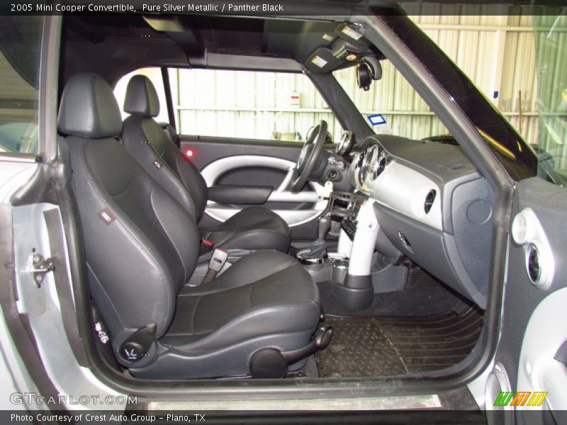 Pure Silver Metallic / Panther Black 2005 Mini Cooper Convertible
