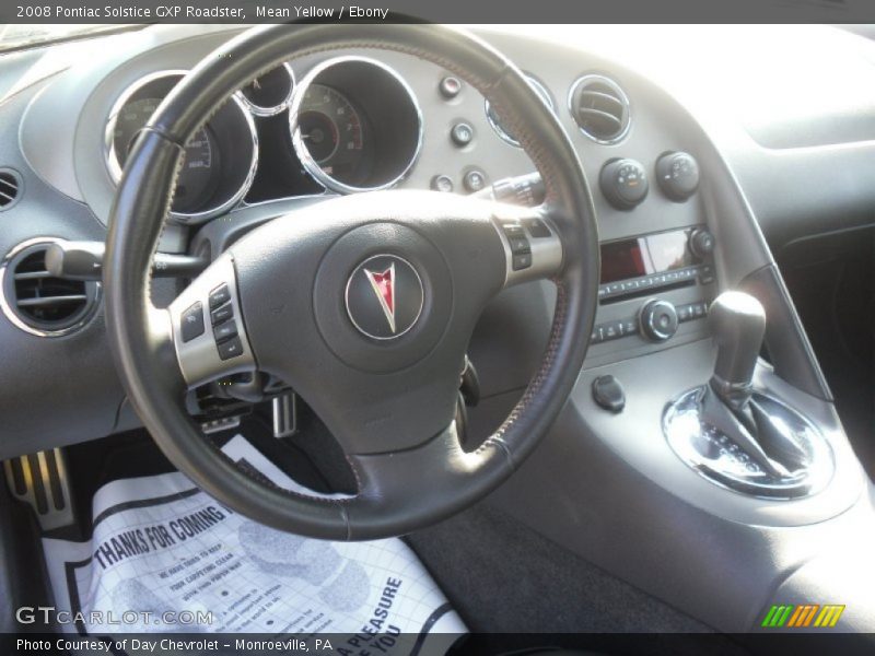 Mean Yellow / Ebony 2008 Pontiac Solstice GXP Roadster