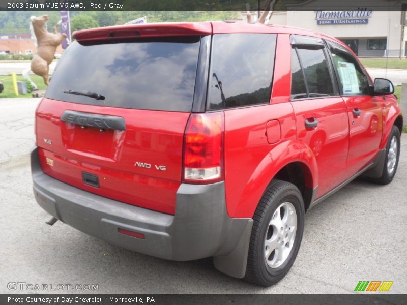 Red / Gray 2003 Saturn VUE V6 AWD