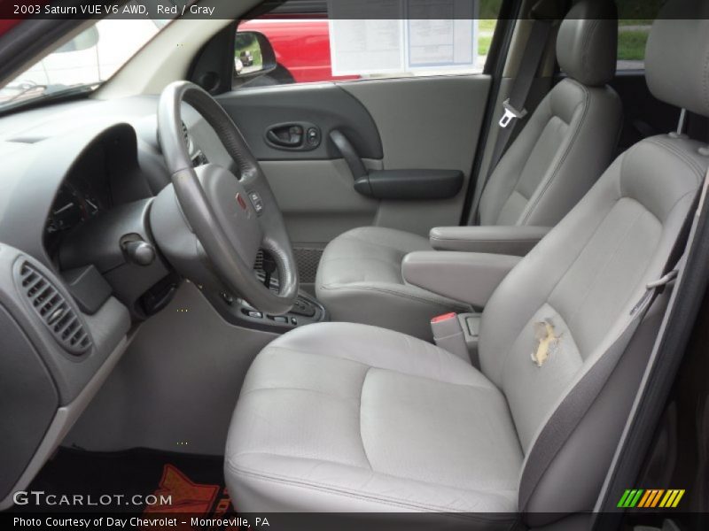 Red / Gray 2003 Saturn VUE V6 AWD