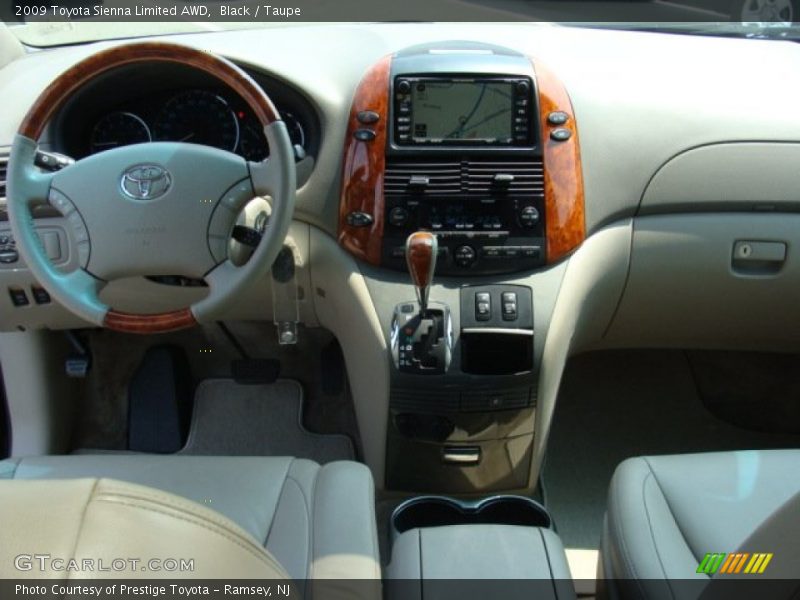 Black / Taupe 2009 Toyota Sienna Limited AWD