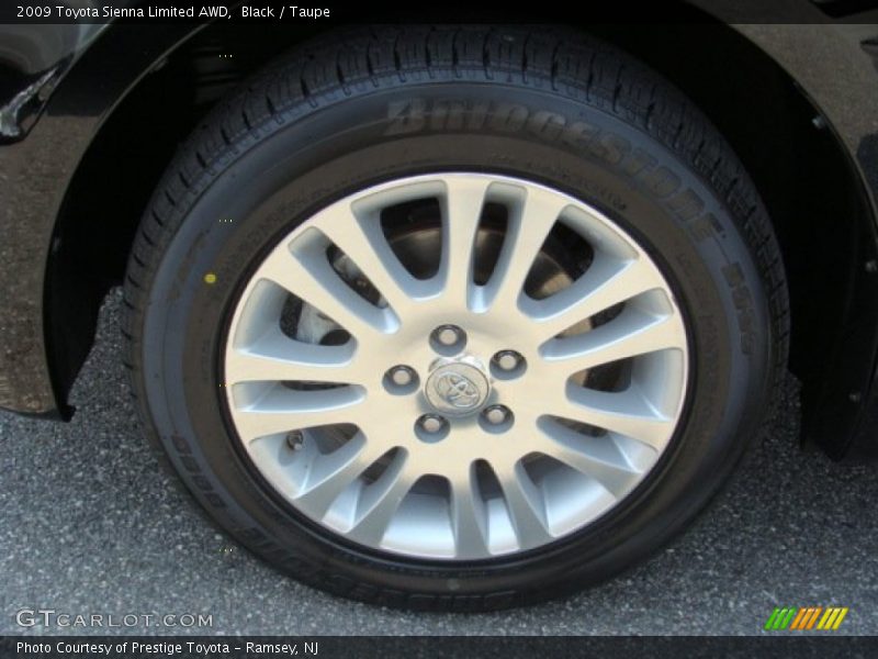  2009 Sienna Limited AWD Wheel
